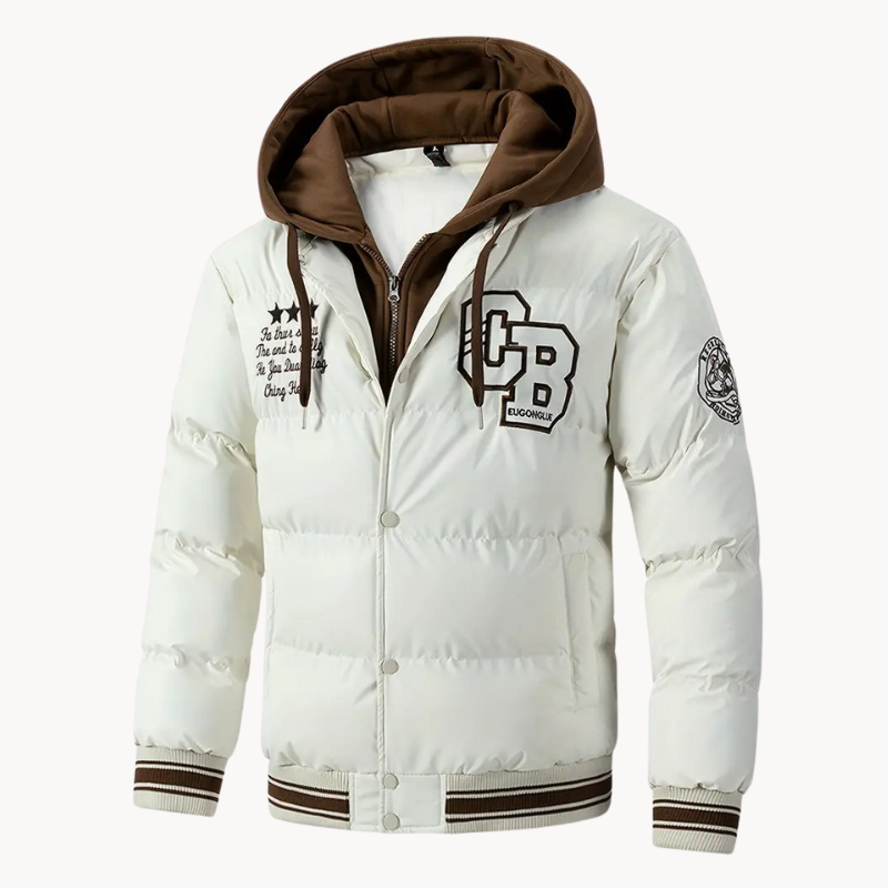 Zdenko | Bequeme lässige Herrenjacke mit Kapuze