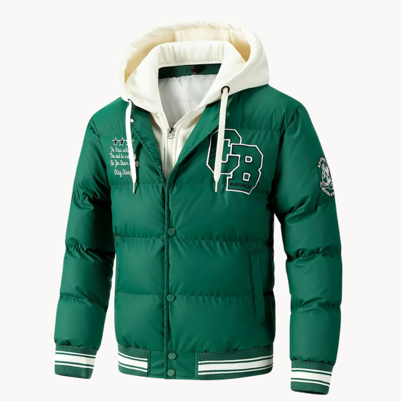 Zdenko | Bequeme lässige Herrenjacke mit Kapuze