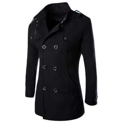 János | Exklusiver luxuriöser Komfort Herren-Wintermantel