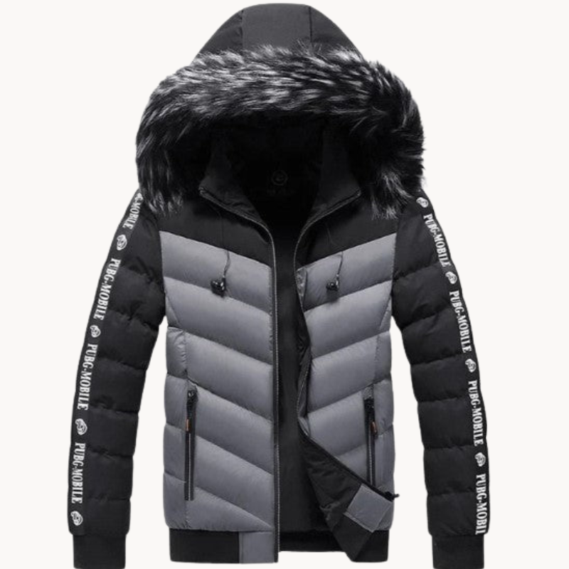 Quentin | Stilvolle zweifarbige Winterjacke für Herren