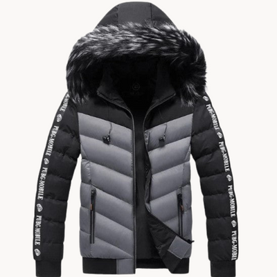 Quentin | Stilvolle zweifarbige Winterjacke für Herren