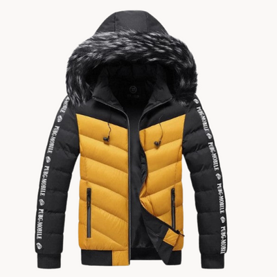 Quentin | Stilvolle zweifarbige Winterjacke für Herren