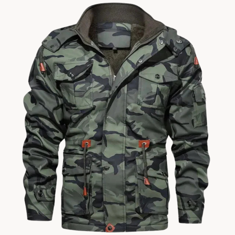 Dymitr | Warme pelzgefütterte Herren-Winterjacke