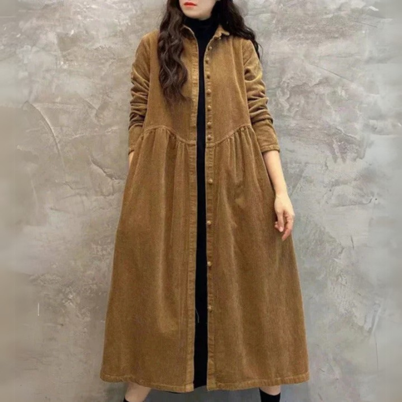 Virginie | Vielseitiger geknöpfter Damenmantel