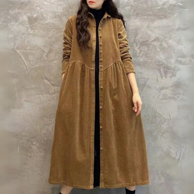 Virginie | Vielseitiger geknöpfter Damenmantel