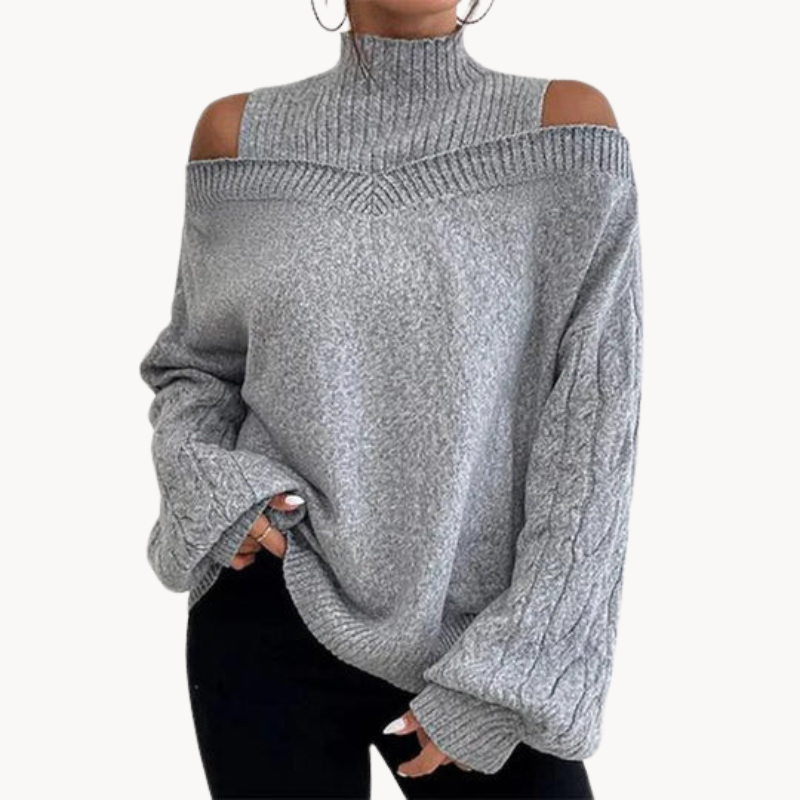Concetta | Eleganter Off-Shoulder Damenpullover