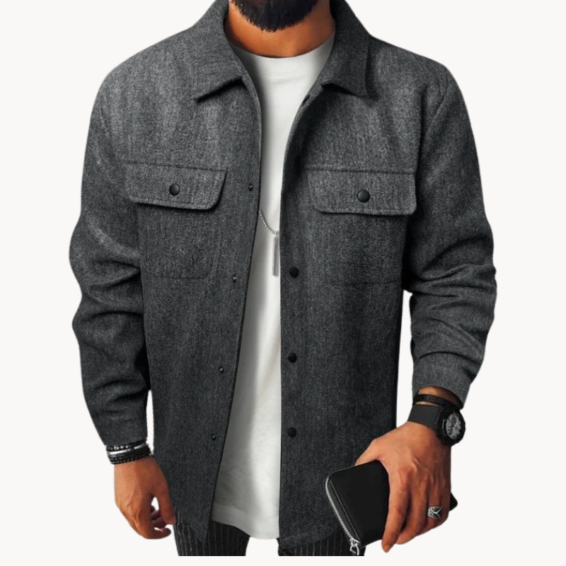 Stepan | Unglaublich bequeme und warme Herren-Hemdjacke