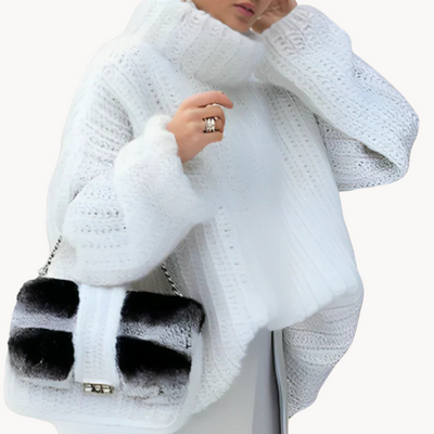 Paulina | Weicher langärmeliger Damen-Kapuzenpullover