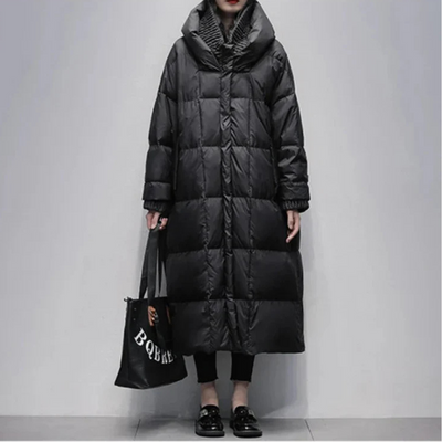 Giada | Elegantes langes Design Damen-Pufferjacke