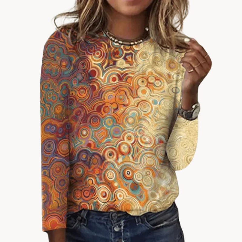 Tereza | Artistic Bequemer Pullover für Frauen