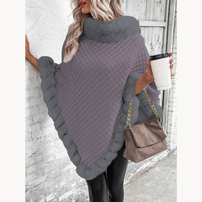 Federica | Grob gestrickter Damenpullover in Übergröße