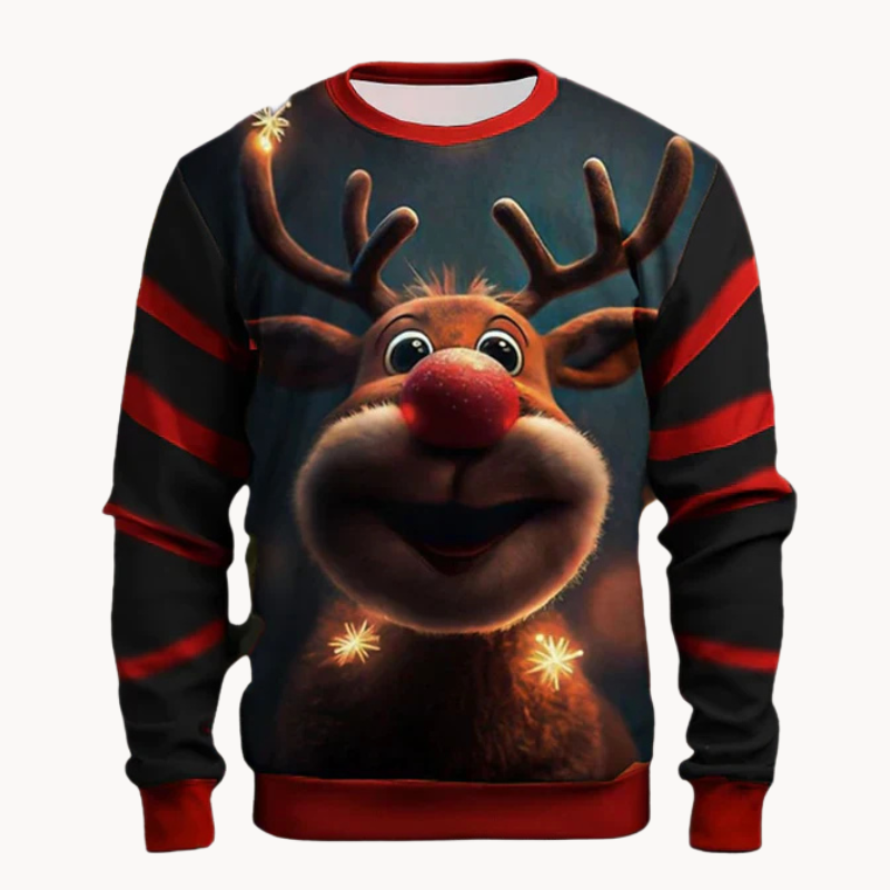 Emmanuel | Verspielter Weihnachtspullover für Herren