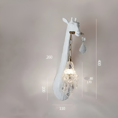 GlowNeck – Giraffenförmige LED-Wandlampe mit warmem, weichem Licht für einzigartige Einrichtung