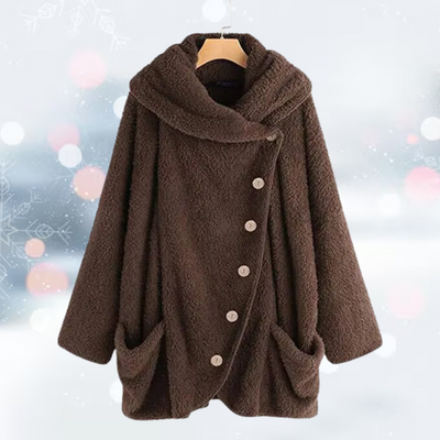 Kuschelige, weiche Plüschjacke für Damen