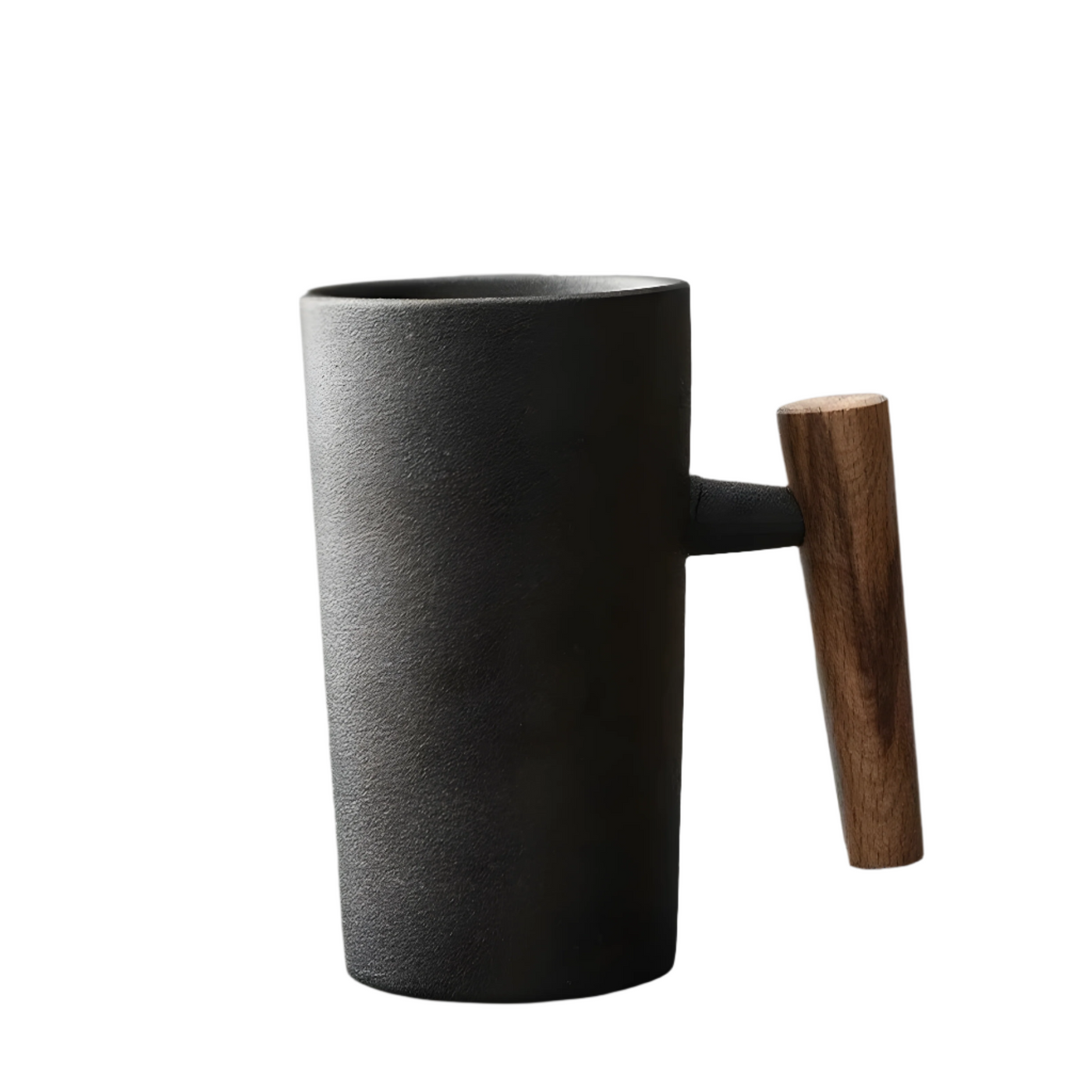 StillSip – Japanisch-inspirierter erdohfarbener Becher mit handgefertigtem Look