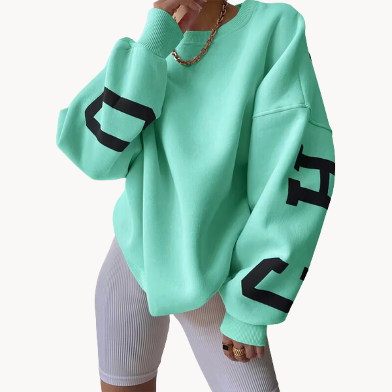 Esmeralda | Gemütlicher Oversized Komfort Damenpullover