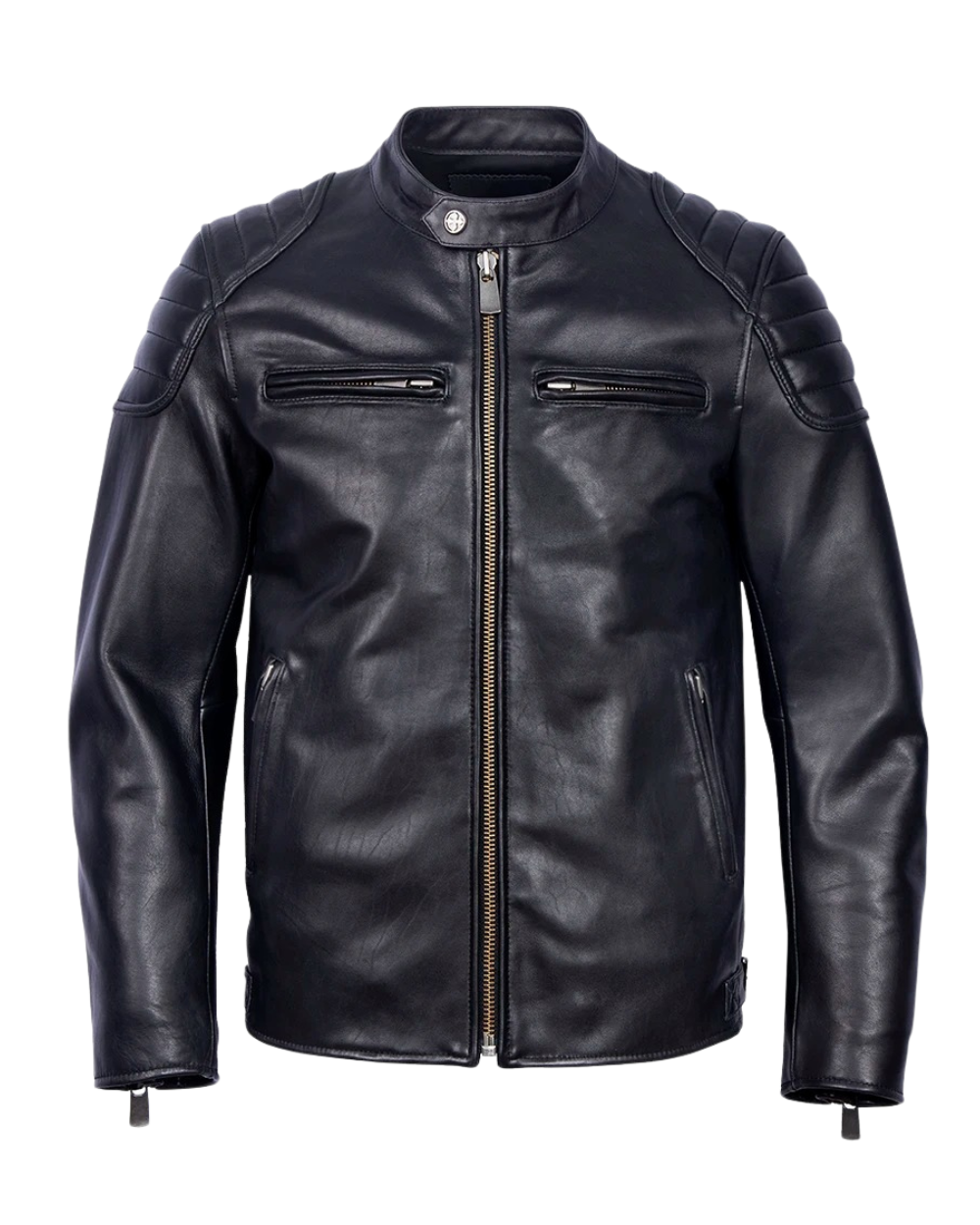 Jorge – Lederjacke Mit Frontreißverschluss