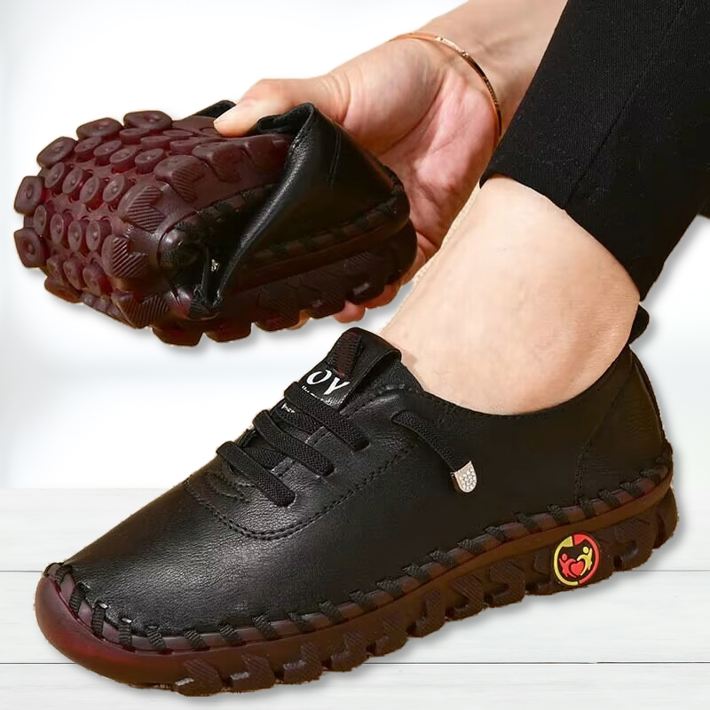 Bequeme flache Schuhe mit weicher Sohle
