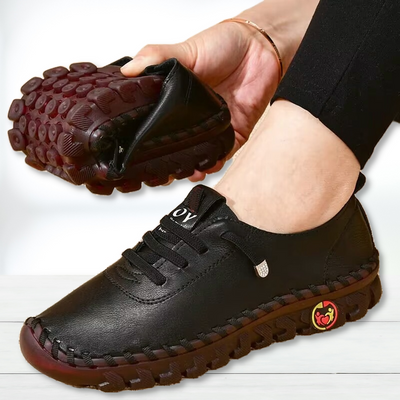 Bequeme flache Schuhe mit weicher Sohle