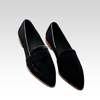 Leslie | Wildleder-Loafer mit spitzer Form
