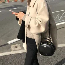 Gemütliche, stylische, vielseitige warme Winterjacke für Damen