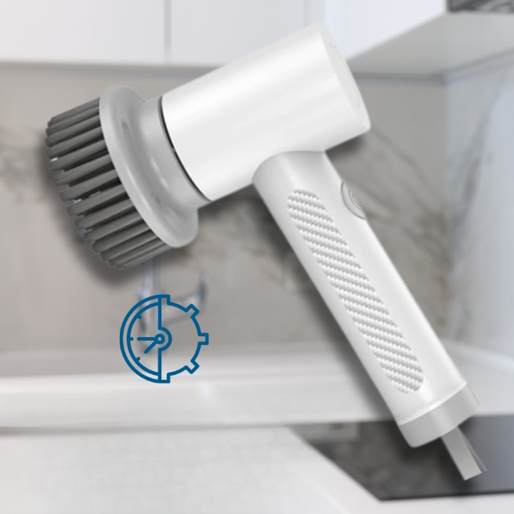 CleanForce – Elektrische Schrubzbürste Professionelle Küchen- und Herdreiniger
