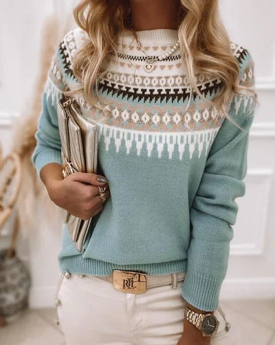 Bequemer Schicker Vielseitiger Pullover für Damen