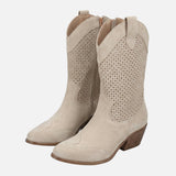 Beige Suede
