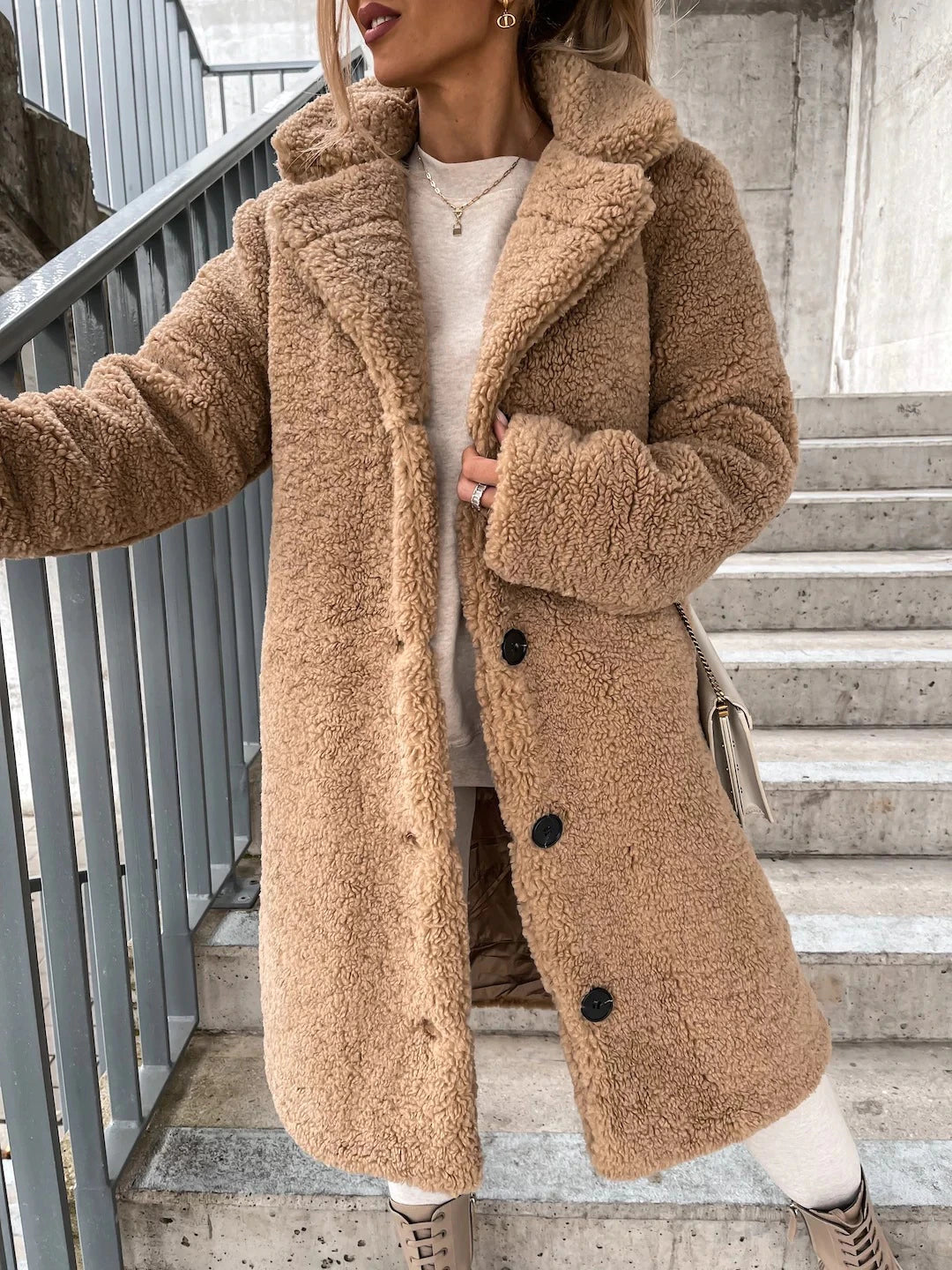 Gemütlich, flauschig, übergroß für Damen
