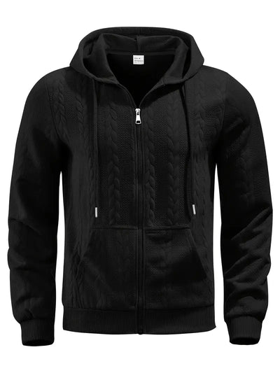 Philipp – Lässiger Kapuzenpullover Mit Reißverschluss Und Langen Ärmeln
