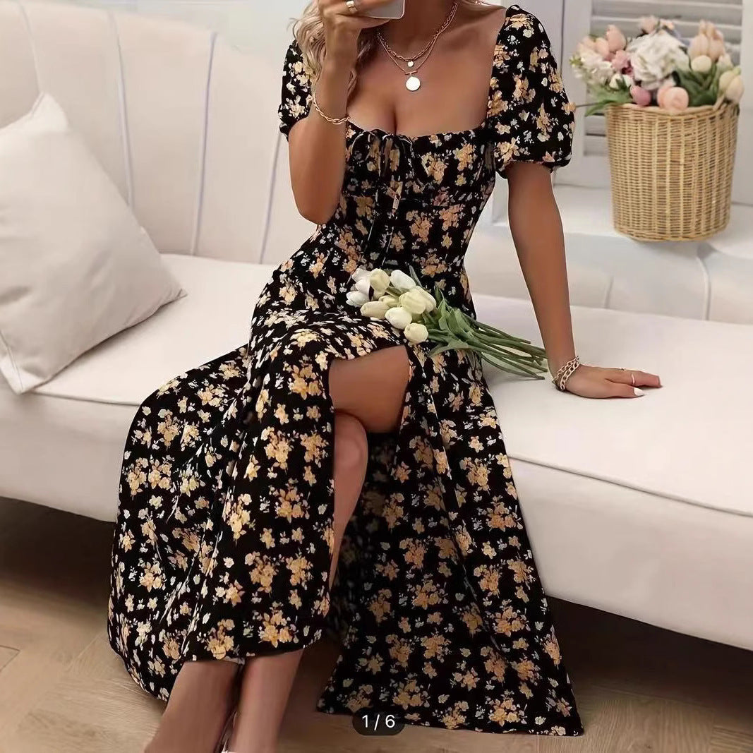 Flavia - Midikleid aus floraler Spitze für den Frühling