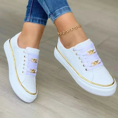 Ella - Modische Sneakers mit Ketten