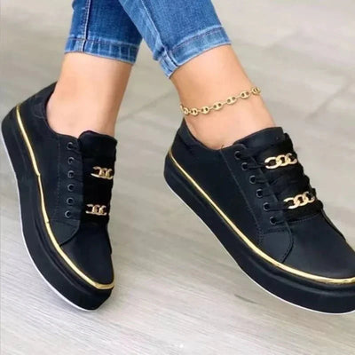 Ella - Modische Sneakers mit Ketten