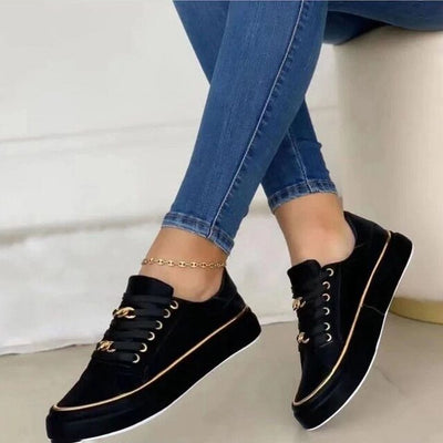 Ella - Modische Sneakers mit Ketten