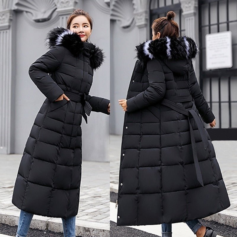 Eleganter, wärmender, vielseitiger Wintermantel Damen