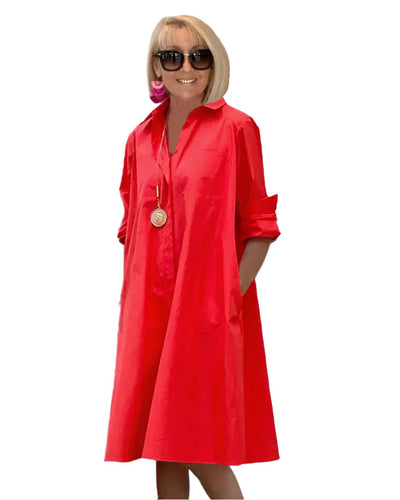 ÉlanChic elegante Hemdkleid für Frauen mit raffiniertem Stil