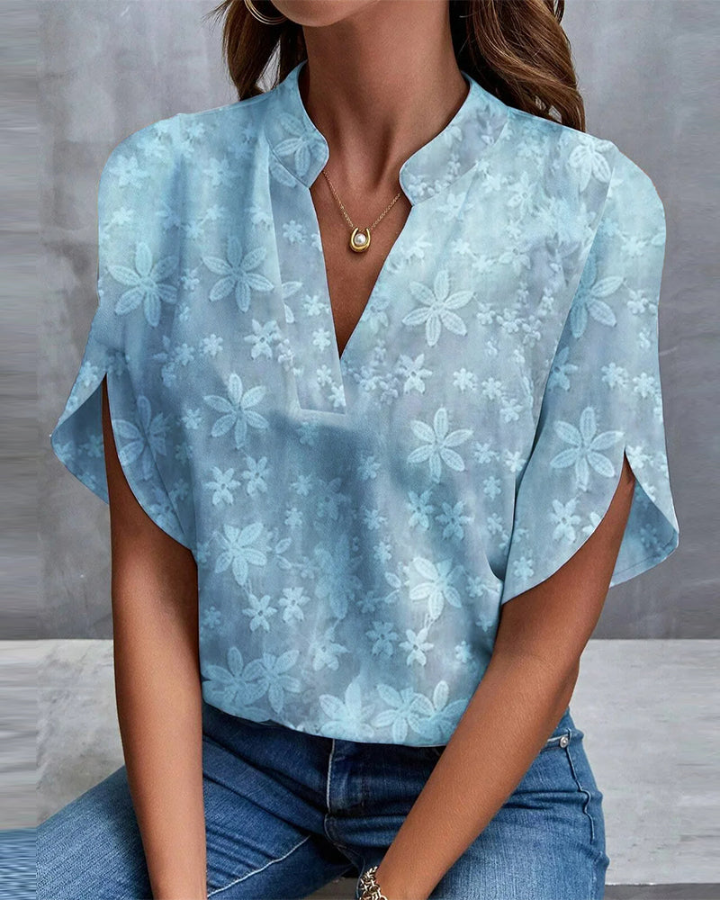 Ellen |  Bluse mit Blumendruck