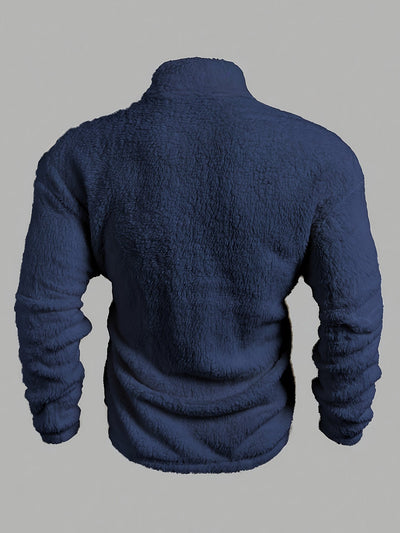 Kamil – Fleece Pullover Mit Halbem Reißverschluss