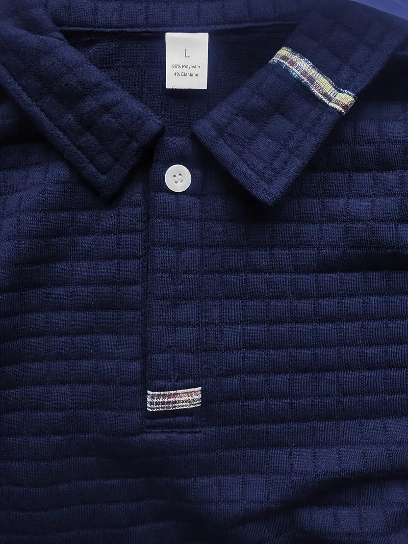 Ephraim – Strukturiertes Poloshirt Mit Ärmeltasche