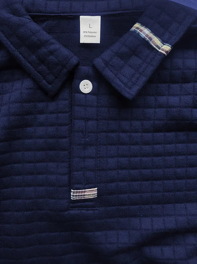 Ephraim – Strukturiertes Poloshirt Mit Ärmeltasche