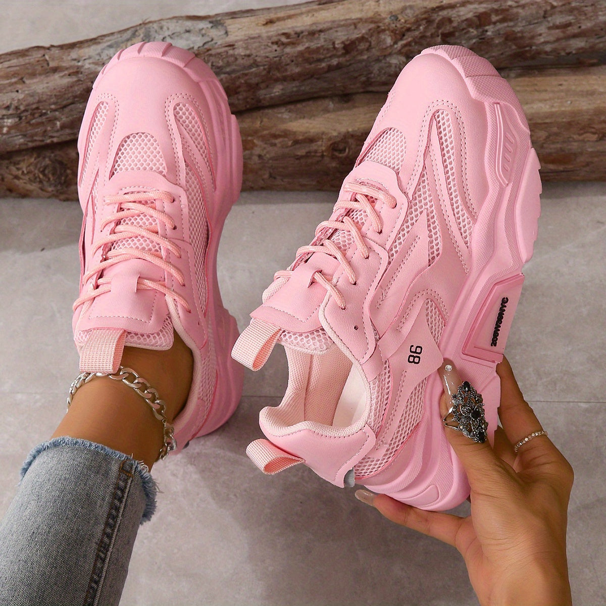 JumpFlex - Mesh Plattform Sneakers