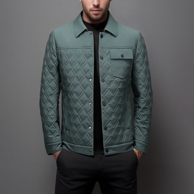 Moderne, elegante, schlanke Steppjacke für Herren