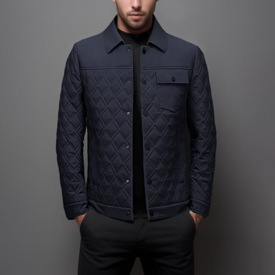 Moderne, elegante, schlanke Steppjacke für Herren