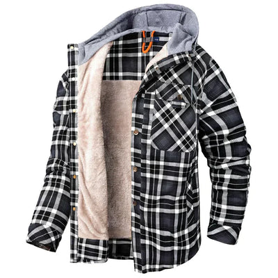 Flanell Winterjacke für Herren