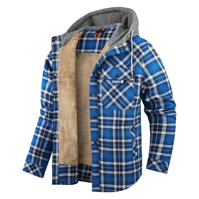 Flanell Winterjacke für Herren