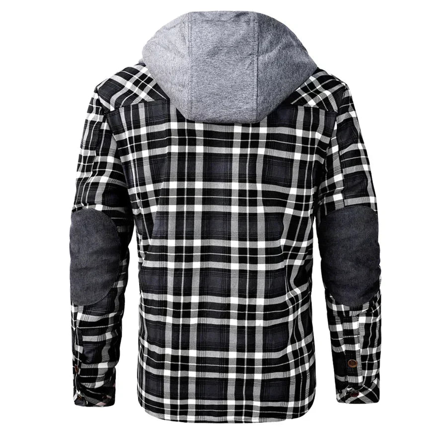 Flanell Winterjacke für Herren