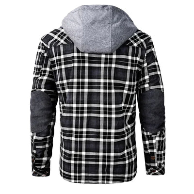 Flanell Winterjacke für Herren