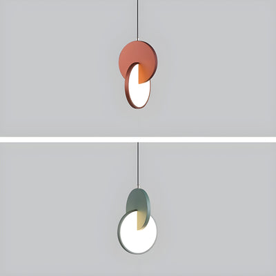 NordicGlow – Moderne skandinavische LED-Pendellampe mit rundem Rahmen und warmem Glühen