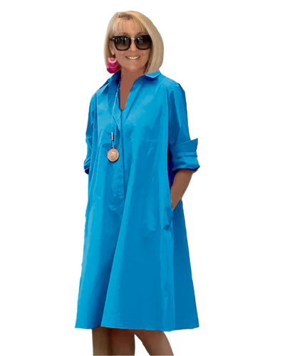 ÉlanChic elegante Hemdkleid für Frauen mit raffiniertem Stil