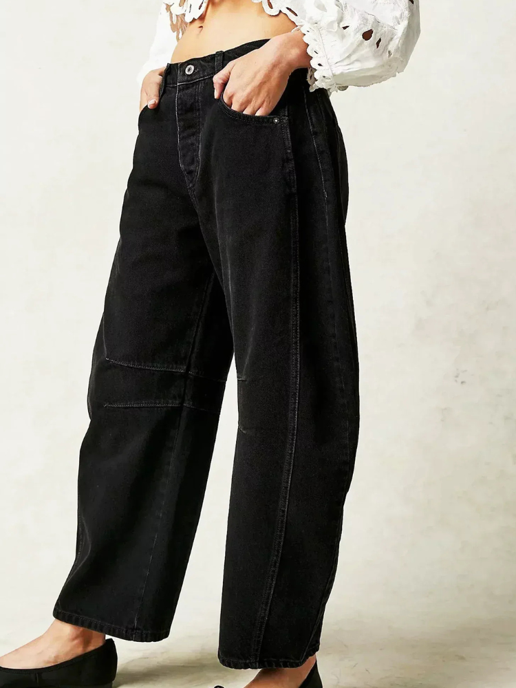 Damen moderne trendige Jeans | Baggy